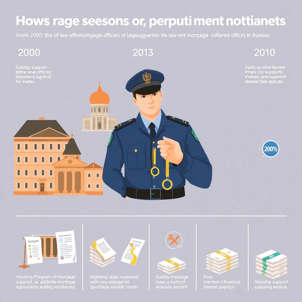 Ипотека для сотрудников правоохранительных органов с льготами и субсидиями в 2024 году