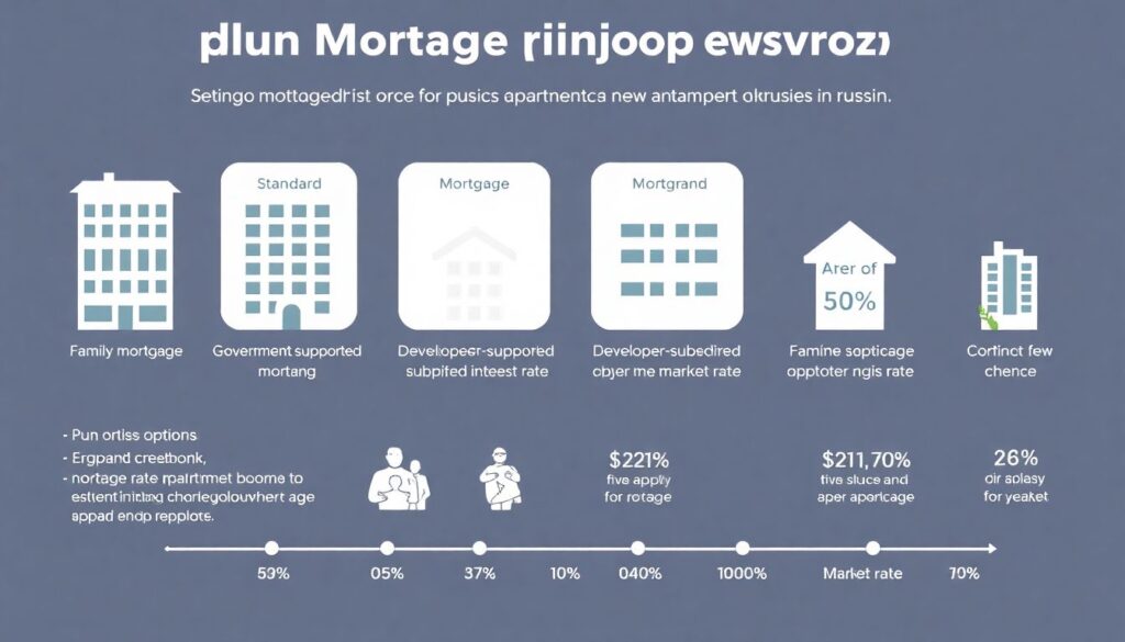 Ипотека на квартиру-распашонку (окна на разные стороны) - иллюстрация