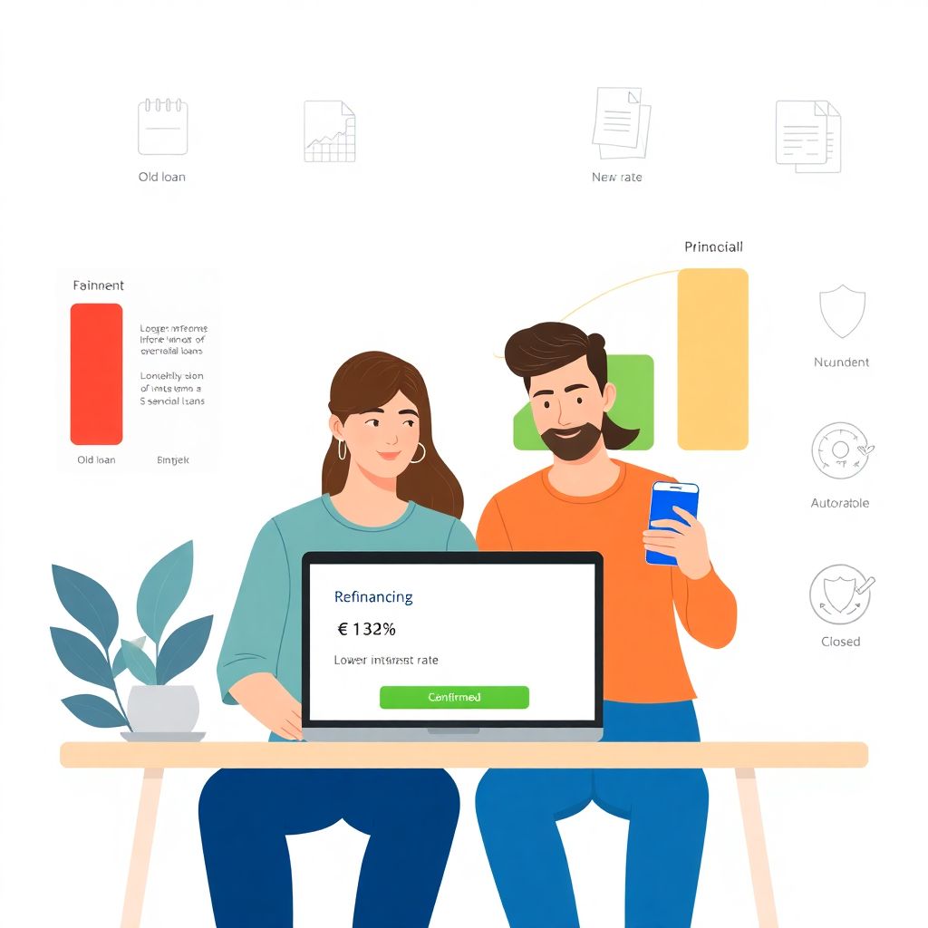 Рефинансирование кредита в банке: как в 2025 снизить ежемесячный платёж