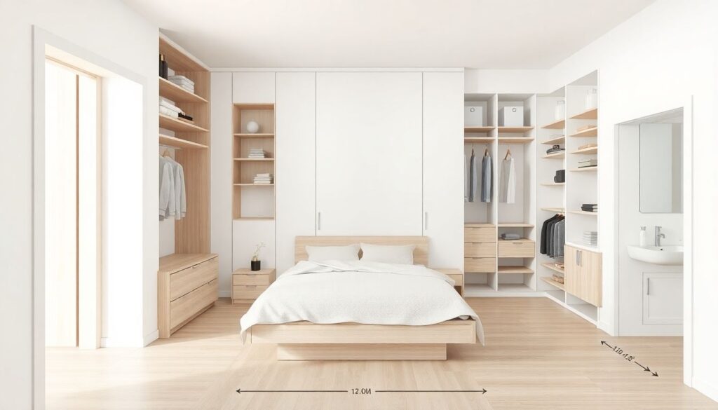 Ипотека на квартиру с мастер-спальней (спальня + санузел + гардеробная) - иллюстрация