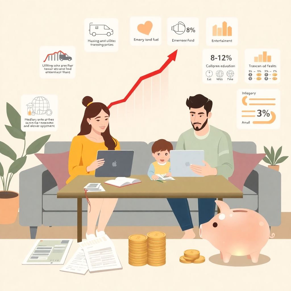 Как учитывать инфляцию в бюджете семьи и защитить сбережения в 2025 году