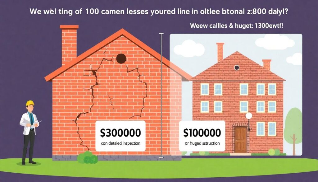 нет ли у дома серьезных конструктивных проблем (трещин - иллюстрация
