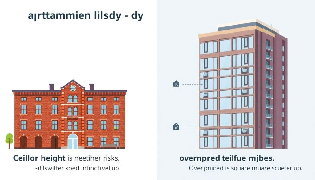 Ипотека на квартиру с высокими потолками (от 3 метров) - иллюстрация