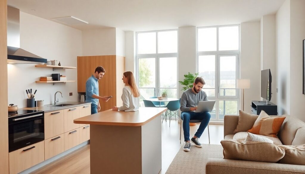 Ипотека на квартиру с отдельной кухней-гостиной (европланировка) - иллюстрация