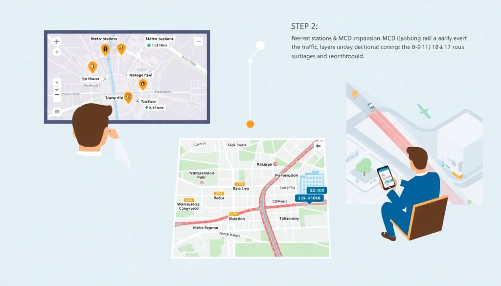 Как проверить транспортную доступность района в часы пик? - иллюстрация